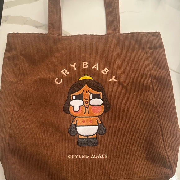 Handbags - Brown Crybaby Tote Bag